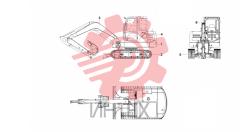 Компоненты основные экскаватора SY60C9 13914091