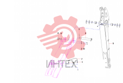 Крепление соединений стрелы SY55C9K4R.3A 13855084