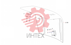 Накладка задней части кабины SY60C9Y4R.1.6.2 13939047