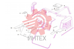 Обвес кабины (часть 2) SY60C9Y4R.1.6 13939063