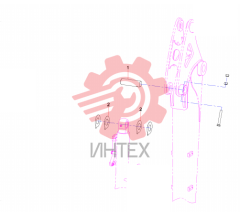 Палец крепления (часть 1) SY55C9K4R.3A 13855084