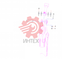 Палец крепления (часть 2) SY55C9K4R.3A 13855084