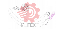 Трубопровод соединения бортового редуктора (часть 1) SY55C9 13468720