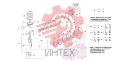 Вал коленчатый, поршень 60221539
