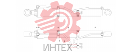 Цилиндр стрелы левый SY700C2I2K.3.1C.3 12887835