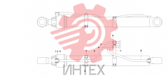 Цилиндр стрелы правый SY700C2I2K.3.1C.4 12900294