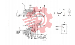 Трубопровод гидравлической системы SY700C2I2K.1.2C 12856693