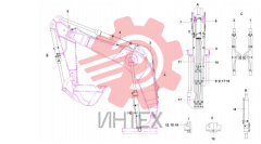 Трубопровод рабочего оборудования SY700C2I2K.3.1B 12664888
