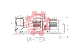 Компоненты поворотной платформы 13764649