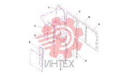 Теплоизоляция кузова 13763016