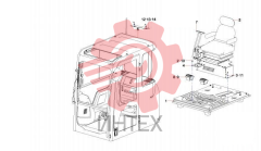 Кабина SY75C3I3.1.5A 13267291
