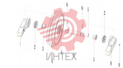 Колесо направляющее SWY154A 12288091