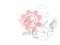 Сиденье водителя и консоли управления SY75C3I3.1.5.3A 13268312