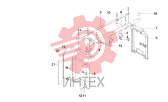 Каркас кабины SY75C9I4R.1.6.1 13577311