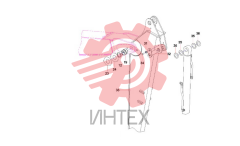 Крепления стрелы и гидроцилиндров (часть 2) SY75C9I4R.3 13312289