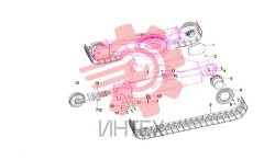 Устройство гусениц SY75C3I3.2A 13300941