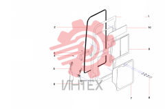 Дверь кабины в разборе 60166731