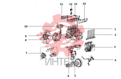 Комплектующие двигателя D03S3T6 13741946