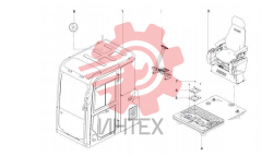 Составляющие кабины Y80C9S2H.1.5 13861798