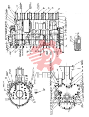 Блок цилиндров с комплектующими G02-000-16+F
