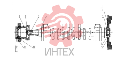 Вал коленчатый и маховик G06-000-17+C