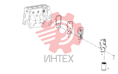Маслоохладитель и фильтр масляный