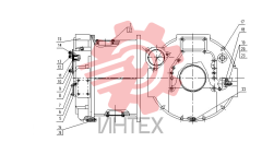 Корпус маховика D02C-000-34+C