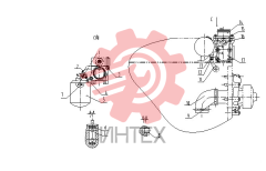 Трубопровод системы охлаждения D24A-000-74+C