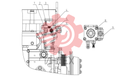 Комплектующие системы охлаждения D24A-000-900