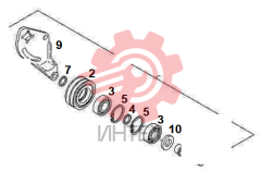 Шкив-натяжитель в сборе 1023003-52D