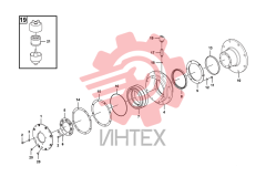 Фланец дорожного катка