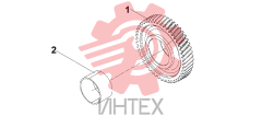 Шестерня промежуточная со втулкой 61560050053