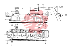Головка блока цилиндров в сборе d30-1003000b.08