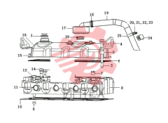 Головка блока цилиндров в сборе d30-1003000b.09n