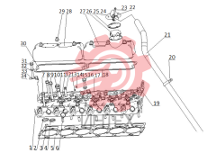 Головка блока цилиндров в сборе J80G8-1003000.04