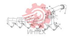 Комплектующие впускного коллектора J80G8-1008100.01 & J80G8-1008500.02