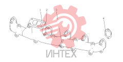 Комплектующие выпускного коллектора J8000-1008200.05