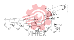 Узел выхлопной трубы j8000-1008100.07