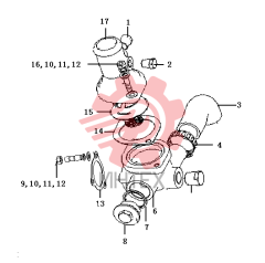 Термостат в сборе j80g2-1306000.03