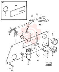 Instrument panel VOE 4821814