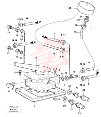 Footbrake valve VOE 1134519 (2)