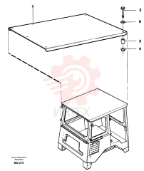 Protecting plate VOE 11055975 (2)