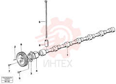 Распредвал VOE 3978505