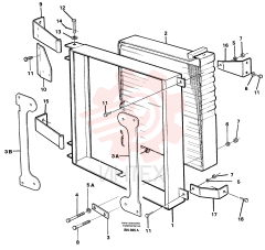 Attaching frame