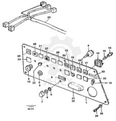 Instrument plate