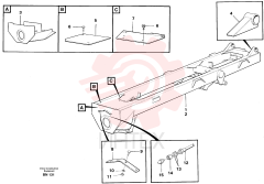 Rear frame VOE 11060885