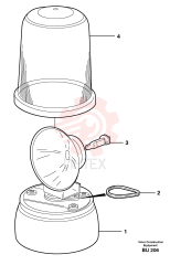 Rotating beacon