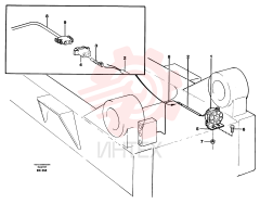 Reversing warning unit