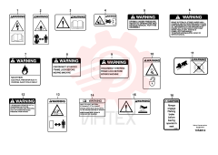 Warning decal