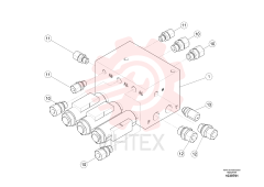 Valve block RM 80762214 (6)